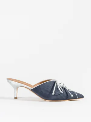 victoria kitten mule - navy