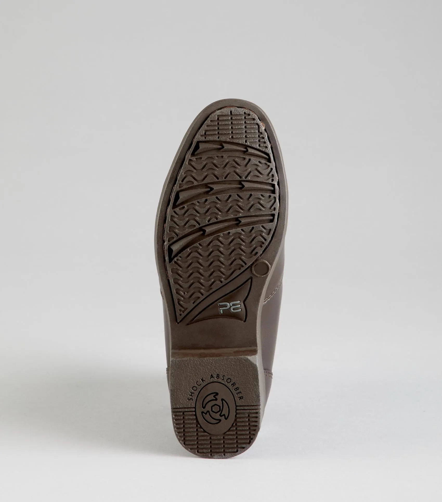 Virtus Junior Leather Paddock Boots Brown