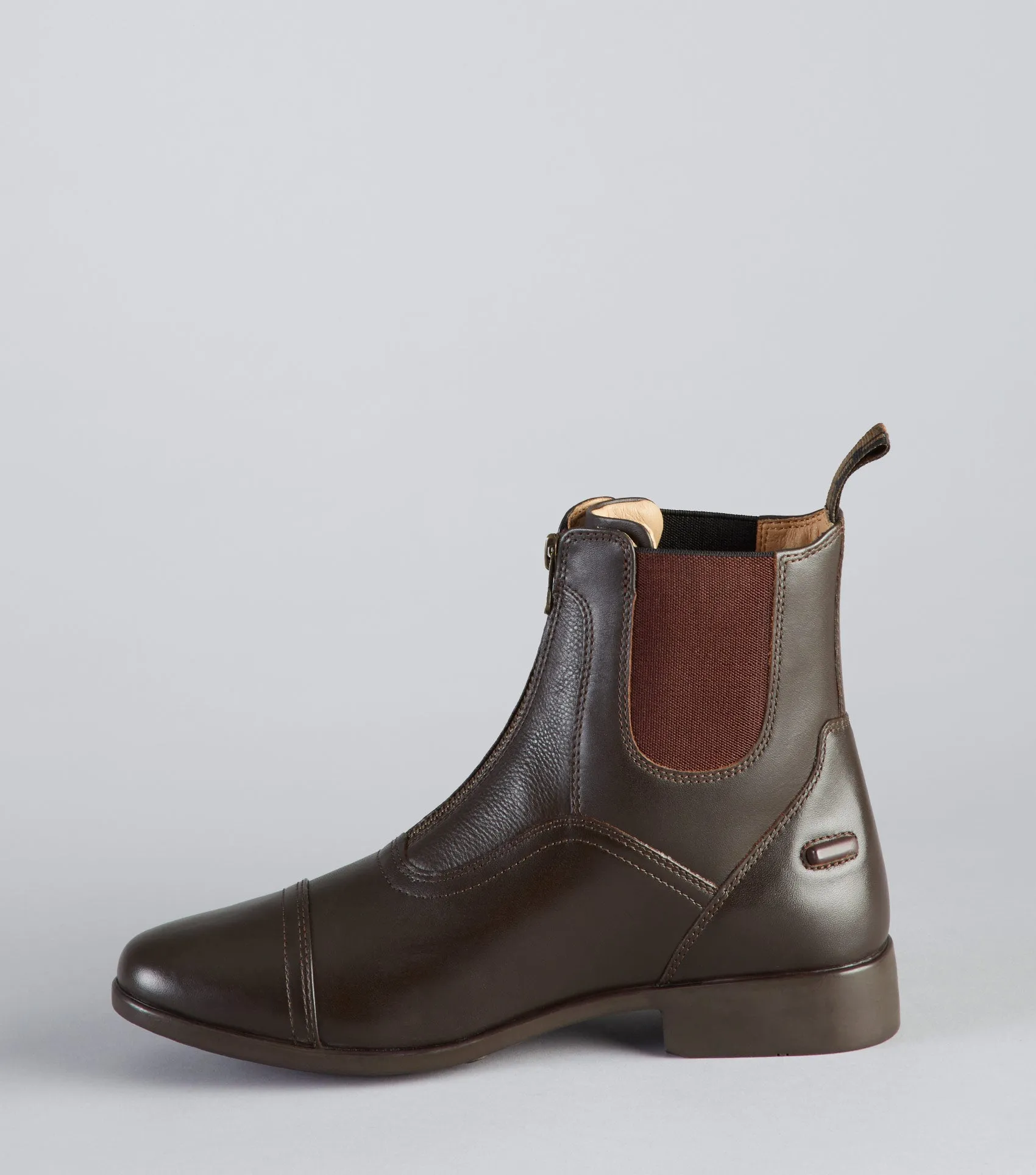 Virtus Leather Paddock Boots Brown