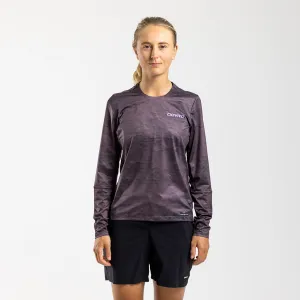Women's AE Long Sleeve Trail Tee (Coffee)