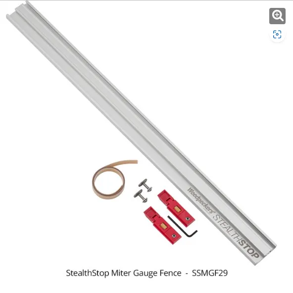 Woodpeckers StealthStop Miter Gauge Fence