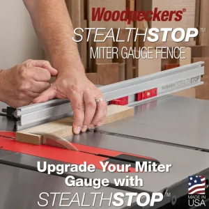 Woodpeckers StealthStop Miter Gauge Fence