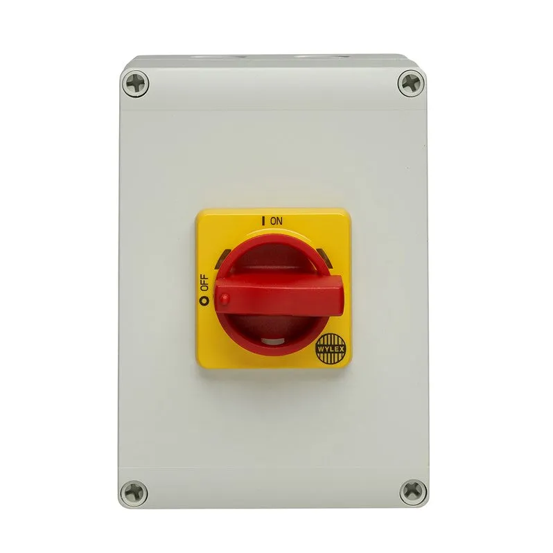 Wylex NHTPSD32 32A 2 Pole 240V AC IP65 Rotary Isolator